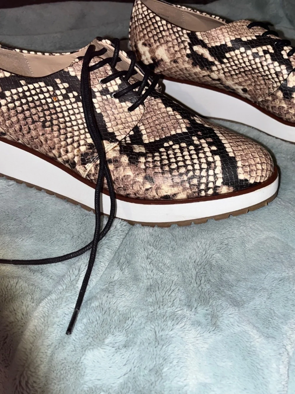 ALDO Genuine Leather Platform Shoes